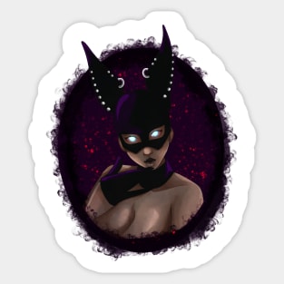 Goth bunny Sticker